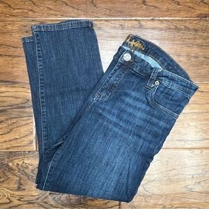 Kut from the kloth bardot crop skinny boyfriend jeans